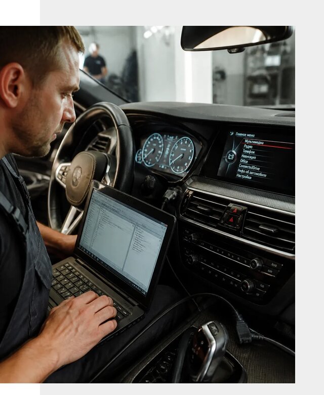 Русификация приборной панели BMW для авто в Евпатории от компании