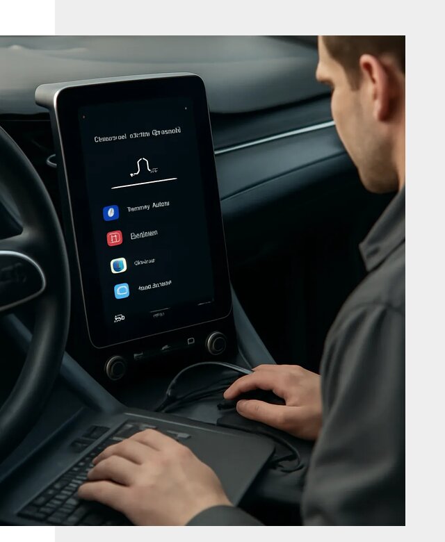 Установка приложений Lynk Co на автомобиль в Евпатории